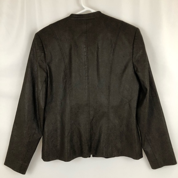 Women’s Louben Snake Skin Print Jacket Sz 12 - Picture 2 of 5